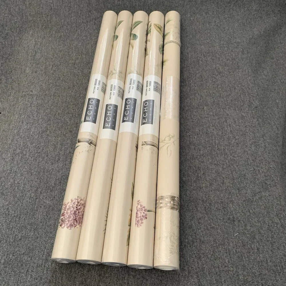 Vintage Coconut Palm Trees 5 Rolls 1990s Botanical Wallpaper 27 In. x 27 ft.